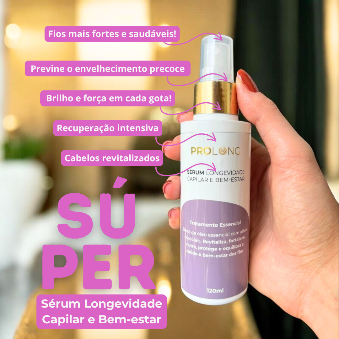Sérum Longevidade Capilar E Bem-Estar